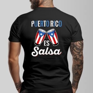 "Puerto Rico es Salsa" Men's T-Shirt – Dance to Your Roots!