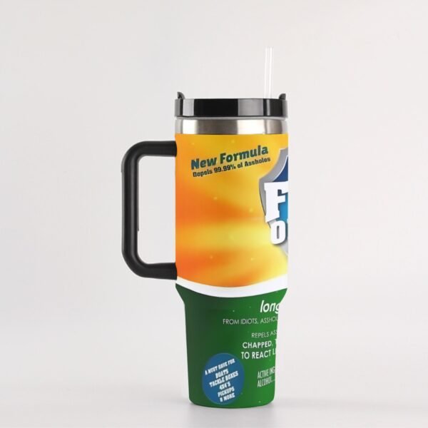 "40 oz ‘F*ck Off Bud’ Stainless Steel Tumbler – Keep Your Drink Hot and Your Vibe Chill!"