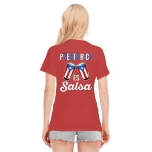 "Puerto Rico es Salsa" Women's T-Shirt – Dance Through Life with Pride!