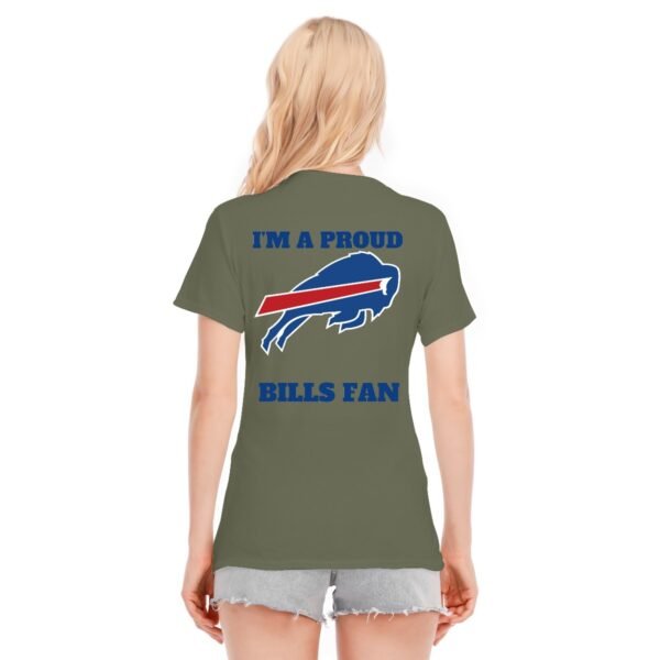 "I'm a Proud Bills Fan" Women's T-Shirt – Boldly Show Your Team Pride!