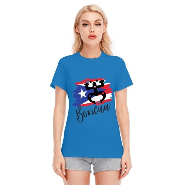 "Boricua" Women's T-Shirt – Celebrate Your Puerto Rican Heritage!