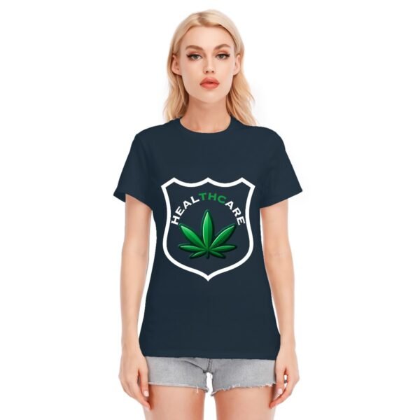 "Healthcare" Women's Dark T-Shirt – Advocate for the Green Way!