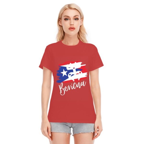 "Boricua" Women's Dark T-Shirt – Celebrate Your Puerto Rican Heritage!