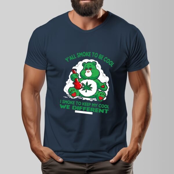 "We Different" Men's T-Shirt – Smoke to Keep Your Cool!