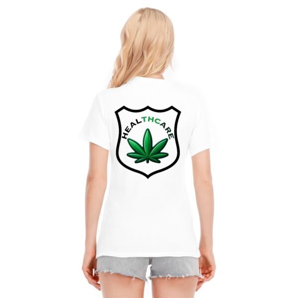 "Healthcare" Women's T-Shirt – Wear Your Belief in the Green Alternative!
