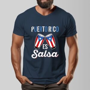 "Puerto Rico es Salsa" Men's T-Shirt – Dance to Your Roots!