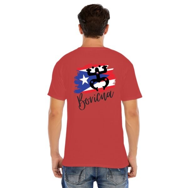 "Boricua" Men's T-Shirt – Proudly Represent Your Puerto Rican Roots!