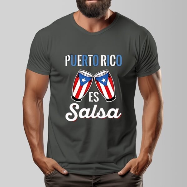 "Puerto Rico es Salsa" Men's T-Shirt – Dance to Your Roots!