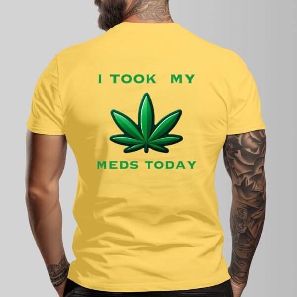 "I Took My Meds Today" Men's T-Shirt – Chill Out and Keep It Real!