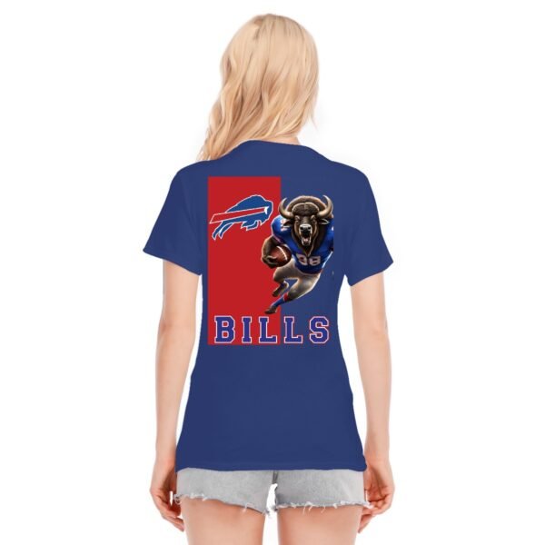 Women's Buffalo Bills Buffalo O-neck Short Sleeve T-shirt | 180GSM Cotton (DTF)