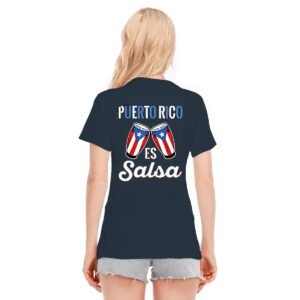 "Puerto Rico es Salsa" Women's T-Shirt – Dance Through Life with Pride!