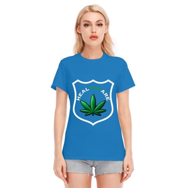 "Healthcare" Women's Dark T-Shirt – Advocate for the Green Way!