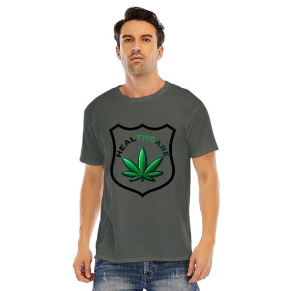 "Healthcare" Men's T-Shirt – Show Your Support for Natural Wellness!