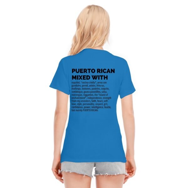 "Puerto Rican Mixed With" Women's T-Shirt – Wear Your Culture Proudly