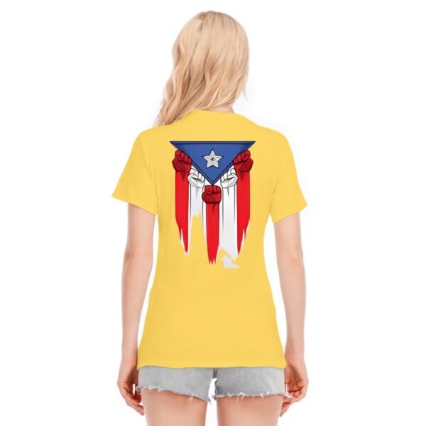 "Puerto Rican Strength" Women's T-Shirt – Boldly Embrace Your Roots!