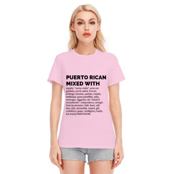 "Puerto Rican Mixed With" Women's T-Shirt – Wear Your Culture Proudly