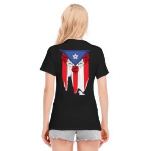 "Puerto Rican Strength" Women's T-Shirt – Boldly Embrace Your Roots!