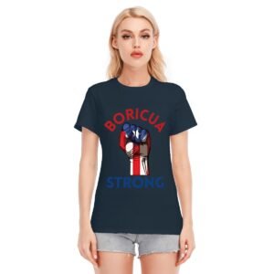 "Boricua Strong" Women's T-Shirt – Wear Your Strength with Pride!