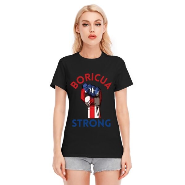 "Boricua Strong" Women's T-Shirt – Wear Your Strength with Pride!