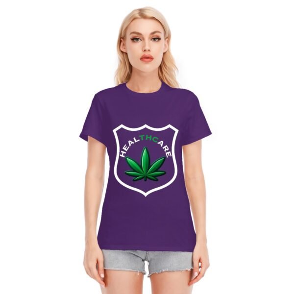 "Healthcare" Women's Dark T-Shirt – Advocate for the Green Way!