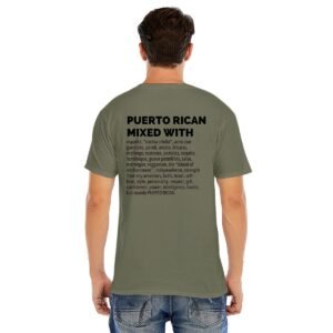 "Puerto Rican Mixed With" Men's T-Shirt – Celebrate Your Roots