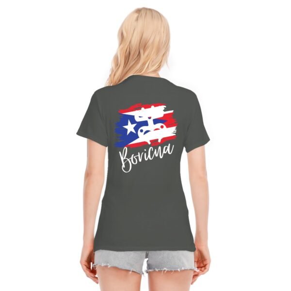 "Boricua" Women's Dark T-Shirt – Celebrate Your Puerto Rican Heritage!