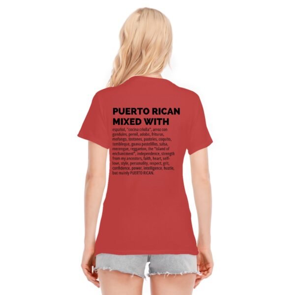 "Puerto Rican Mixed With" Women's T-Shirt – Wear Your Culture Proudly