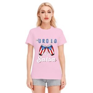 "Puerto Rico es Salsa" Women's T-Shirt – Dance Through Life with Pride!