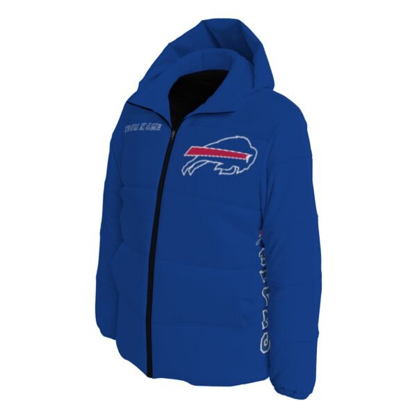 Buffalo Bills Custom Unisex Down Jacket – Personalize Your Game Day Warmth!