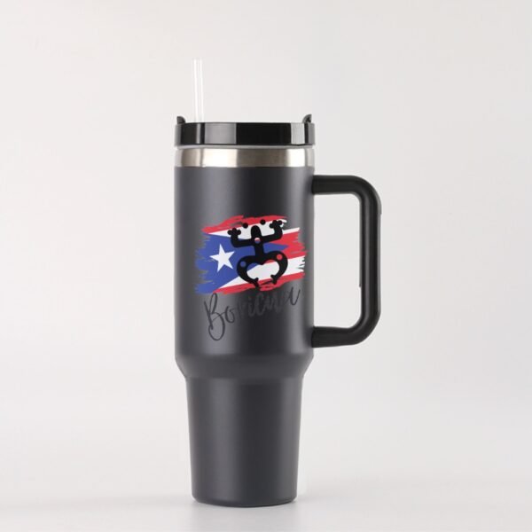 "Boricua" 40 oz Tumbler – Sip and Celebrate Your Heritage!