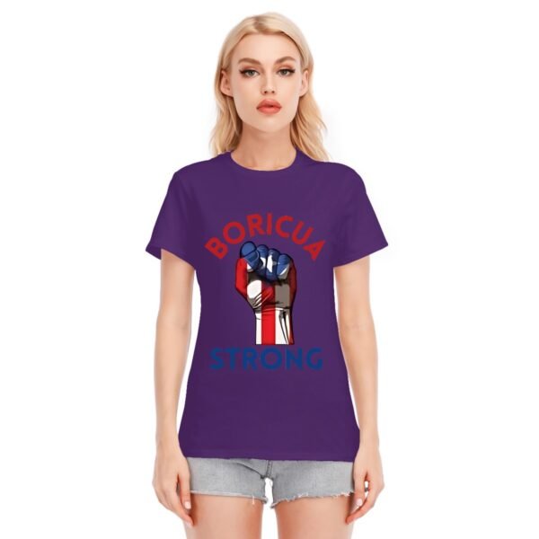 "Boricua Strong" Women's T-Shirt – Wear Your Strength with Pride!