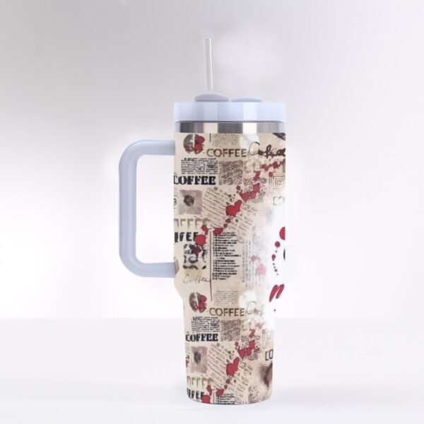 40 oz ‘I Run on Coffee & Murder Shows’ Stainless Steel Tumbler – Fuel Your Obsession!