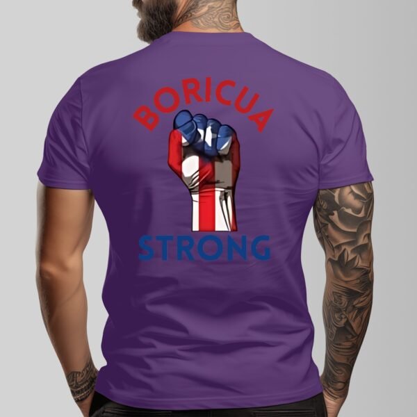"Boricua Strong" Men's T-Shirt – Stand Tall, Wear Your Pride