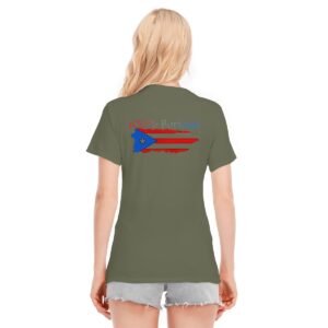 "100% Boricua" Women's T-Shirt – Flaunt Your Puerto Rican Pride!