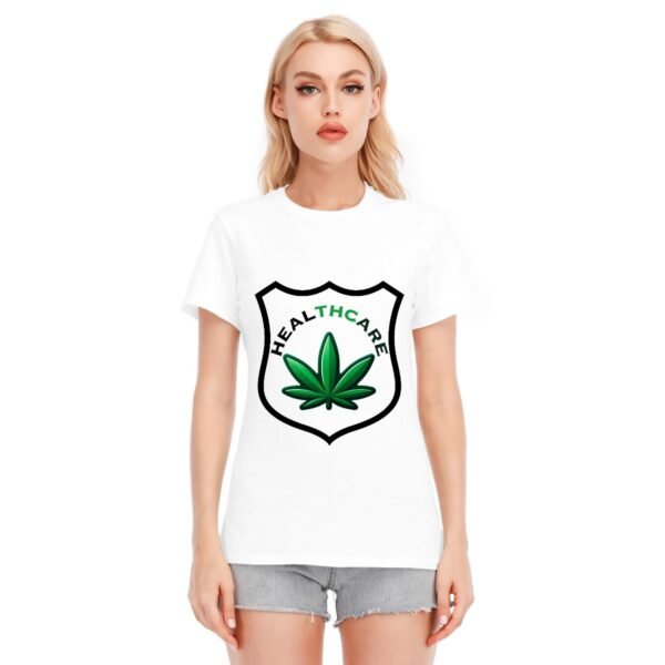 "Healthcare" Women's T-Shirt – Wear Your Belief in the Green Alternative!