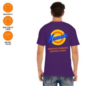 "Kamala Removes Stubborn Orange Stains" Men's T-Shirt – Make a Bold Statement!