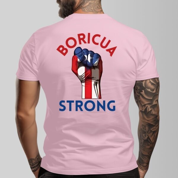 "Boricua Strong" Men's T-Shirt – Stand Tall, Wear Your Pride