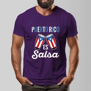 "Puerto Rico es Salsa" Men's T-Shirt – Dance to Your Roots!