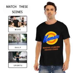 "Kamala Removes Stubborn Orange Stains" Men's T-Shirt – Make a Bold Statement!