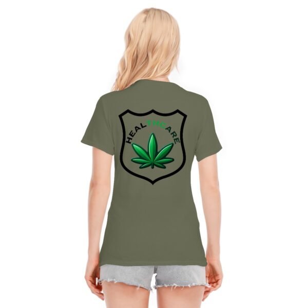"Healthcare" Women's T-Shirt – Wear Your Belief in the Green Alternative!