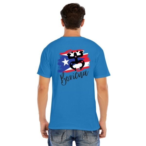 "Boricua" Men's T-Shirt – Proudly Represent Your Puerto Rican Roots!