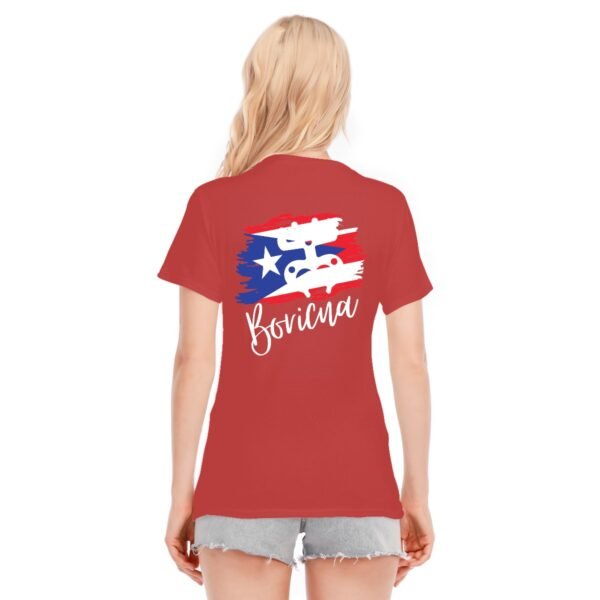 "Boricua" Women's Dark T-Shirt – Celebrate Your Puerto Rican Heritage!