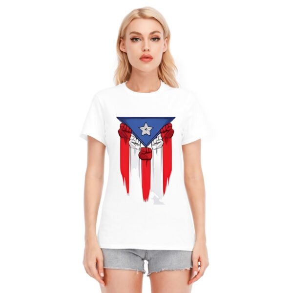 "Puerto Rican Strength" Women's T-Shirt – Boldly Embrace Your Roots!