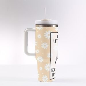 40 oz ‘Let God Fix It’ Stainless Steel Tumbler – For When You’re Feeling Holy, But Also Kinda Dangerous