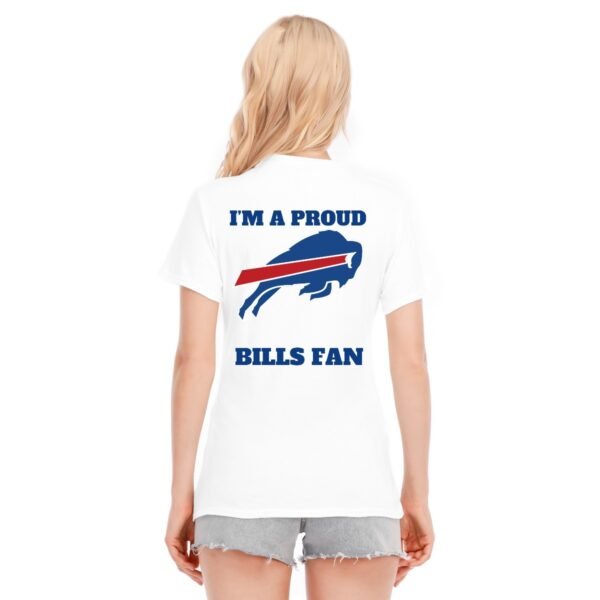 "I'm a Proud Bills Fan" Women's T-Shirt – Boldly Show Your Team Pride!