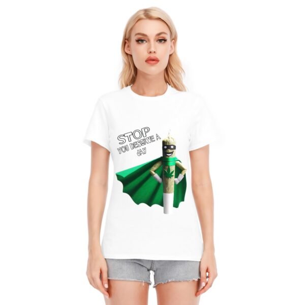 Women’s “Stop! You Deserve a Jay” T-Shirt | Women’s Custom Tee