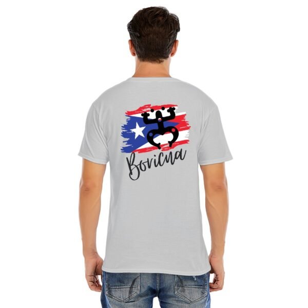 "Boricua" Men's T-Shirt – Proudly Represent Your Puerto Rican Roots!