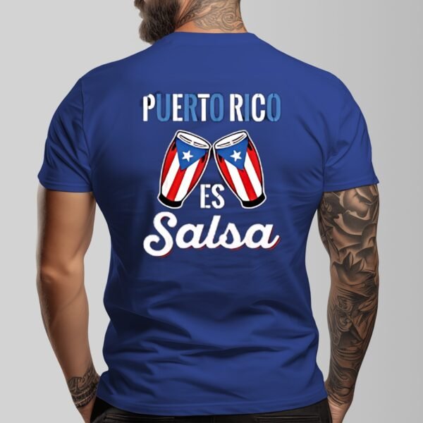 "Puerto Rico es Salsa" Men's T-Shirt – Dance to Your Roots!