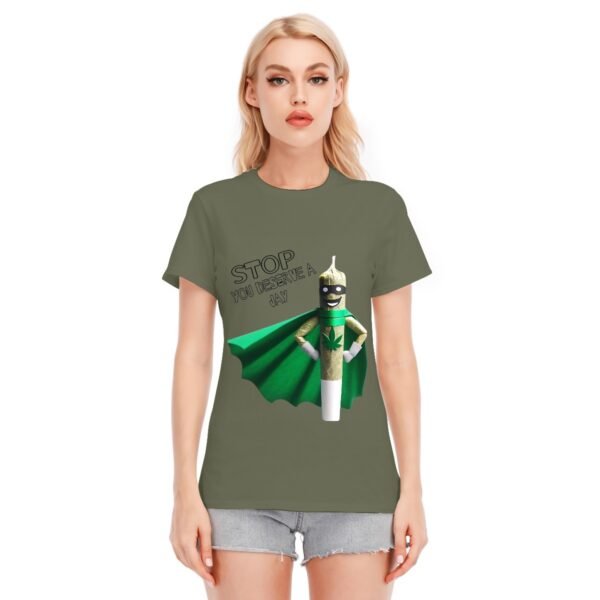 Women’s “Stop! You Deserve a Jay” T-Shirt | Women’s Custom Tee