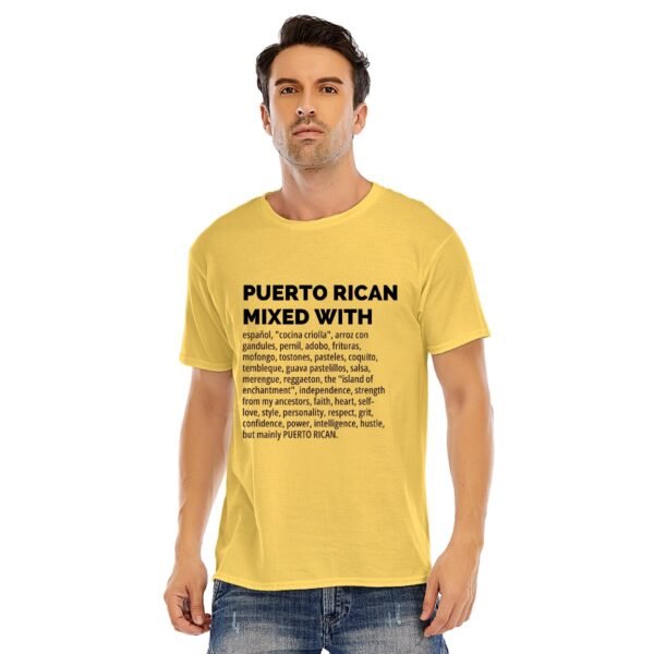 "Puerto Rican Mixed With" Men's T-Shirt – Celebrate Your Roots